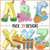 Applique Garden Font