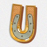 Letter U