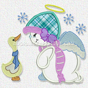 Snowangel girl