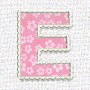 Letter E