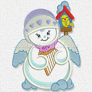 Snowangel girl