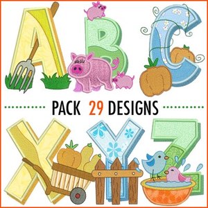 Applique Garden Font