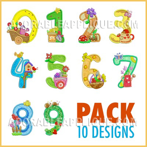 Numbers Pack
- 10 designs in this pack