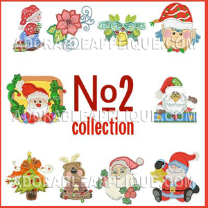 Collection N2
- 10 applique designs