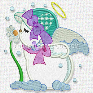 Snowangel girl