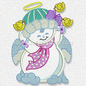 Snowangel girl