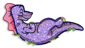 Dino sleeping