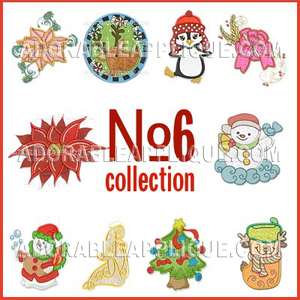Collection N6
- 10 applique designs